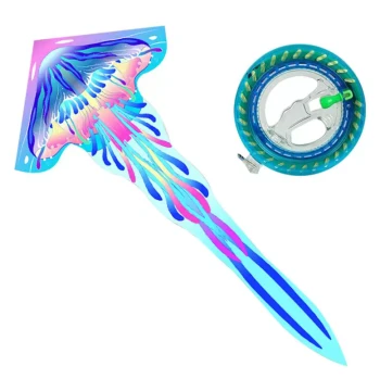 Luminous Jellyfish Kite 2026 Weifang Edition - Glow-in-the-Dark Kite for Adults and Kids, Traditional Chinese Style for Beginners