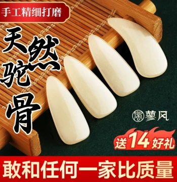 Guzheng Picks Camel Bone Artificial Nails with Tape for Professional Performance