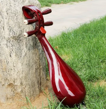 Fanchao National Plucked String Instrument Troupe Red Hardwood Beginner Adult Grading Liuqin Manufacturer Promotion