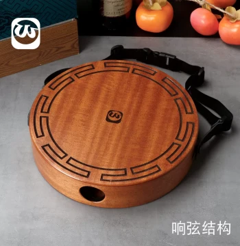Selected Cajon Drum Bongo Drum Hand Drum Travel Drum Percussion Wooden Box Hand Clap Drum Cajon Portable Small Round Drum