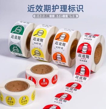 Hospital Pharmacy Near-Expiry Drug Label Stickers (<1, 3, 6 Months), Nursing Medication High-Alert Waterproof Labels