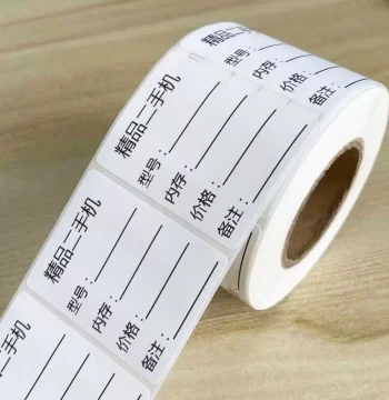Used Phone Label Stickers for Computer Repair Registration, Adhesive Tags for Model, Device, and Price, Customizable Universal New Style