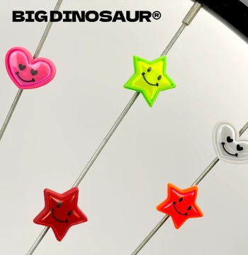 Bicycle Reflective Spoke Decorations - Cycling Accessories for Tire Rim Styling, Kids' Bikes & Folding Bikes (e.g., Brompton)