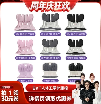 Lumbar Support Cushion Ergonomic Backrest for Long Sitting
