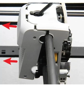 For BambuLab Front Housing Assembly X1/X1C/P1P/P1S Toolhead