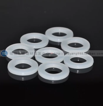 Imported Silicone Gaskets - High Temperature Resistant Sealing Pads (1/2", 3/4", 1") for Leak Prevention