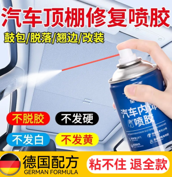 Car Interior Headliner Fabric Drop Repair Glue Modification Renovation No-Disassembly Roof Cloth Drop Special Self-Adhesive Spray Glue