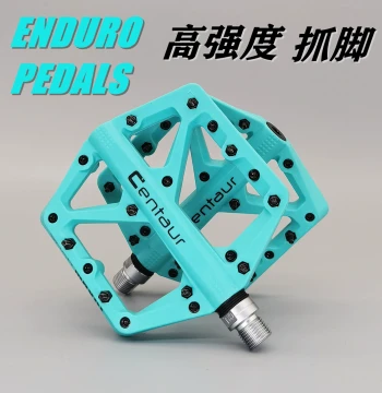 SHANMASHI Enduro Bicycle Pedals Nylon Wide Anti-Slip Dirt Jump Street Climbing Bearing Comfortable