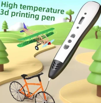 High-Temperature 3D Printing Pen - Professional PLA 1.75mm Affordable Pen for Student Competitions, Tech Festivals, and DIY Creativity