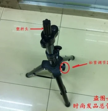 Hairdressing Mannequin Head with Tripod Stand, Training Head Model Bracket, Fake Head Holder, Model Head Stand with Free Shipping