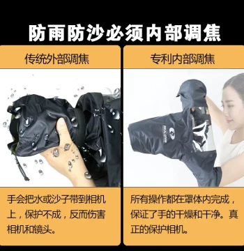DSLR Camera Rain Cover Photography Raincoat Camouflage Dust Cover Sandproof Cover Waterproof Bag Mirrorless Desert