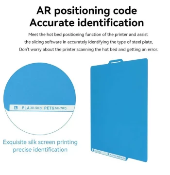 For Bambu Lab X1/P1P/A1 Cool Plate Build Plate Double-Sided