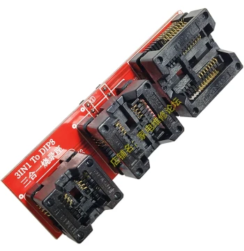 Programmer Common Burning Socket Narrow 8 Wide 8 16-Pin 3-in-1 Jump Conversion RT809H.F Compatible