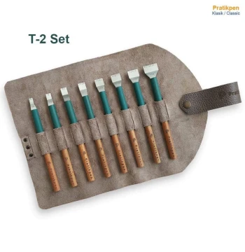 Automatic Pen Import Pratikpen T2 English Calligraphy Set - Handcrafted Broad-Nib Dip Pen