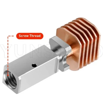 For BambuLab P1S P1P X1 X1C Upgrade Hotend Kit Heat Sinks Th