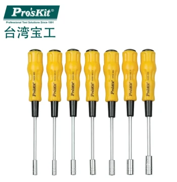 Pro'sKit Taiwan 1PK-9402 Hex Socket Screwdriver Set - M3-M6 Socket Bit Kit