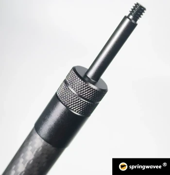 springwavee Modular Carbon Fiber Canopy Pole - Lightweight, Freely Combinable, 19mm Height, 1.5mm Wall Thickness