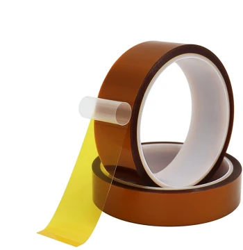 Polyimide Tea Gold High-Temperature Double-Sided Tape Kapton Tape Trace-Free No Residue SMT 300 Degrees