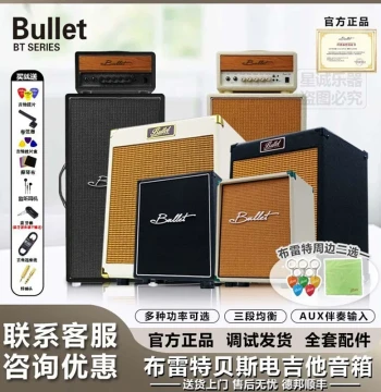 Bullet Bass Amplifier BB20DP30 for Electric Guitar and Bass, Bluetooth Transistor Amp