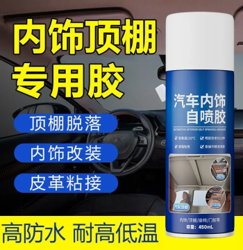 Car Interior Headliner Repair Adhesive - No-Removal Self-Adhesive Spray for Roof Lining Restoration