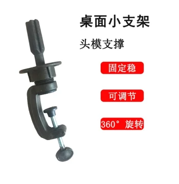 Mannequin Head Stand for Hairdressing Practice - Portable Bracket for Real/Synthetic Hair Training Dolls