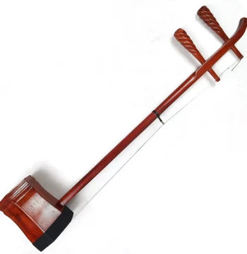 Fanchao Traditional Chinese Orchestra Instrument, Sandalwood Jing Erhu for Beijing Opera Beginners and Enthusiasts