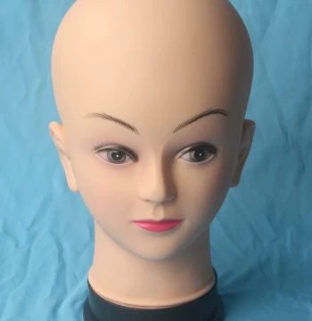 Mannequin Head Stand for Hairdressing, Opera Props, and Wig Styling