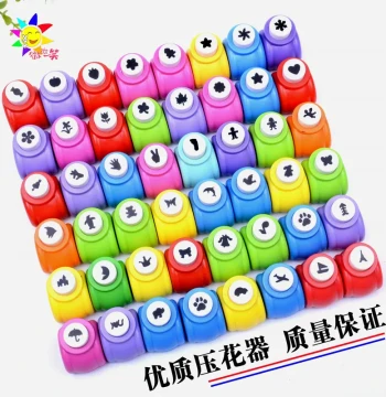DIY Handmade Album Materials, Small Embossing Machine, Pattern Printer, Hole Puncher, Flower Cutter, Educational Tool for Children