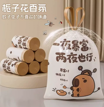 Scented Drawstring Trash Bags for Office Use
