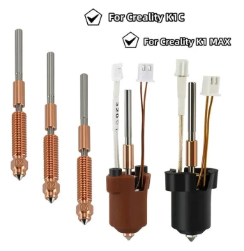 For Creality K1C k1 Max Hotend Ceramic Heating Block Kit 3D