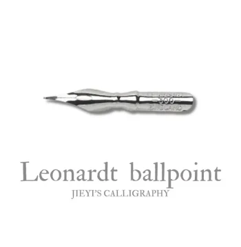 UK Imported Leonardt Dip Pen Nibs, Ballpoint 300 Dot Tip, Round Hand, Spencerian Script for Daily Writing