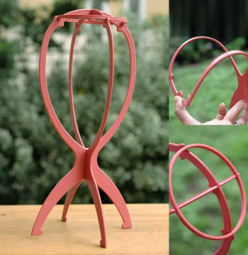 Wig Stand, Wig Rack, Specialized Wig Holder, Shelving Stand for Long Curly Voluminous Wigs