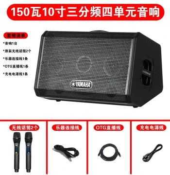Genuine YAMAHA Instrument Speaker - 80W High Power, 150W Outdoor Karaoke Bluetooth Rechargeable Sound System