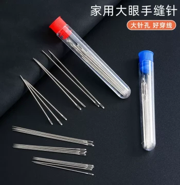Hand Sewing Needles with Large Eyes for Clothing, Quilts, and Embroidery