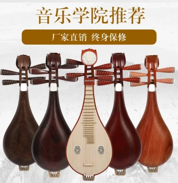 Liuqin Instrument for Beginners and Adults Rosewood Professional Exam Grade Pearwood Factory Direct Entry-Level