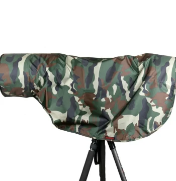 Waterproof Camera Rain Cover with Camouflage Pattern for Professional Telephoto Lenses (400mm, 500mm, 600mm, 800mm)