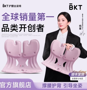 Lumbar Support Cushion Ergonomic Seat Pad for Prolonged Sitting