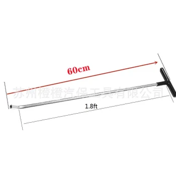 Car Dent Repair Hook: Depression Pry Bar Tool for Dent Restoration, Manganese Steel Tip with Interchangeable Heads