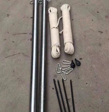 Vintage Outdoor Mobile Movie Screen Rope Stand, Folding Soft Projection Screen with Support Ropes