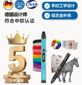 Sundi Sandi European Standard Low-Temperature 3D Printing Pen for Kids - Drawing Pen with Filament, Children's Gift