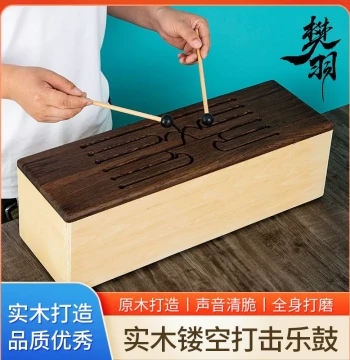 Ethereal Drum - 10-Tone Musical Instrument, Professional Wooden Tongue Drum for Kids and Beginners, Easy-to-Learn Handpan Percussion