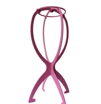 Wig Stand, Four-Corner Hairdressing Wig Holder, Tool for Styling and Fixing Wigs