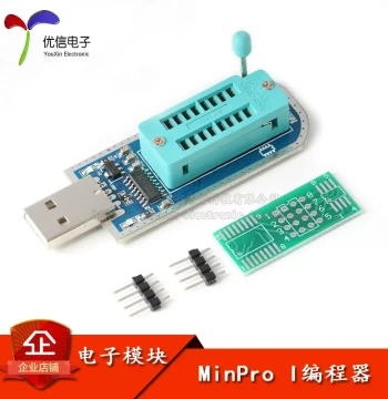 MinPro-I High-Speed Programmer USB Motherboard Router LCD BIOS FLASH 24 25 Burner