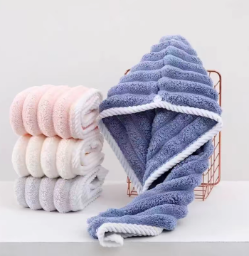 Double-Layer Thickened Quick-Dry Hair Towel Cap Super Absorbent