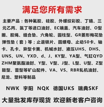 nqk Imported TC Type Skeleton Oil Seal/Water Seal 32*50/51/52/53/54*7/8/9/9.5/10/11/12