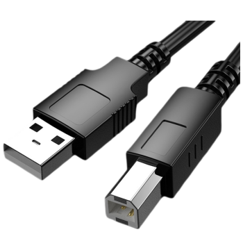 Extended USB Printer Data Cable Compatible with Brother and Other Computers