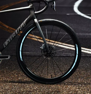 Bicycle Wheel Stickers Road Bike Mountain Bike Rim Decorative Warning Reflective Tape