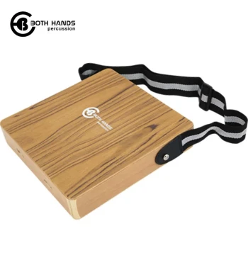 BH Travel Cajon Drum - Portable Double-Sided Hand Drum for Folk and Pop Music Performance