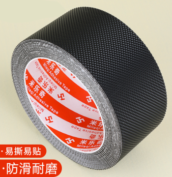 Mileqi Chicken Skin Tape with Granules - High-Adhesion Anti-Slip Wear-Resistant Rubber Strip, Diamond/Triangle/Rhombus Pattern for New Energy Equipment, Robotic Arms, Coating Lines, Roller Covering, Non-Stick Rubber Anti-Slip Tape