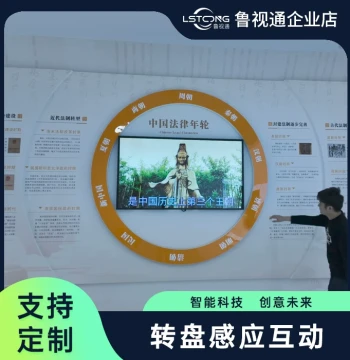 Turntable Inductive Interactive Software System, Custom Exhibition IR Interaction Software by Jinan Manufacturer